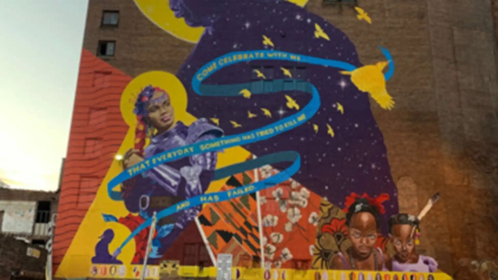 A mural in Newark